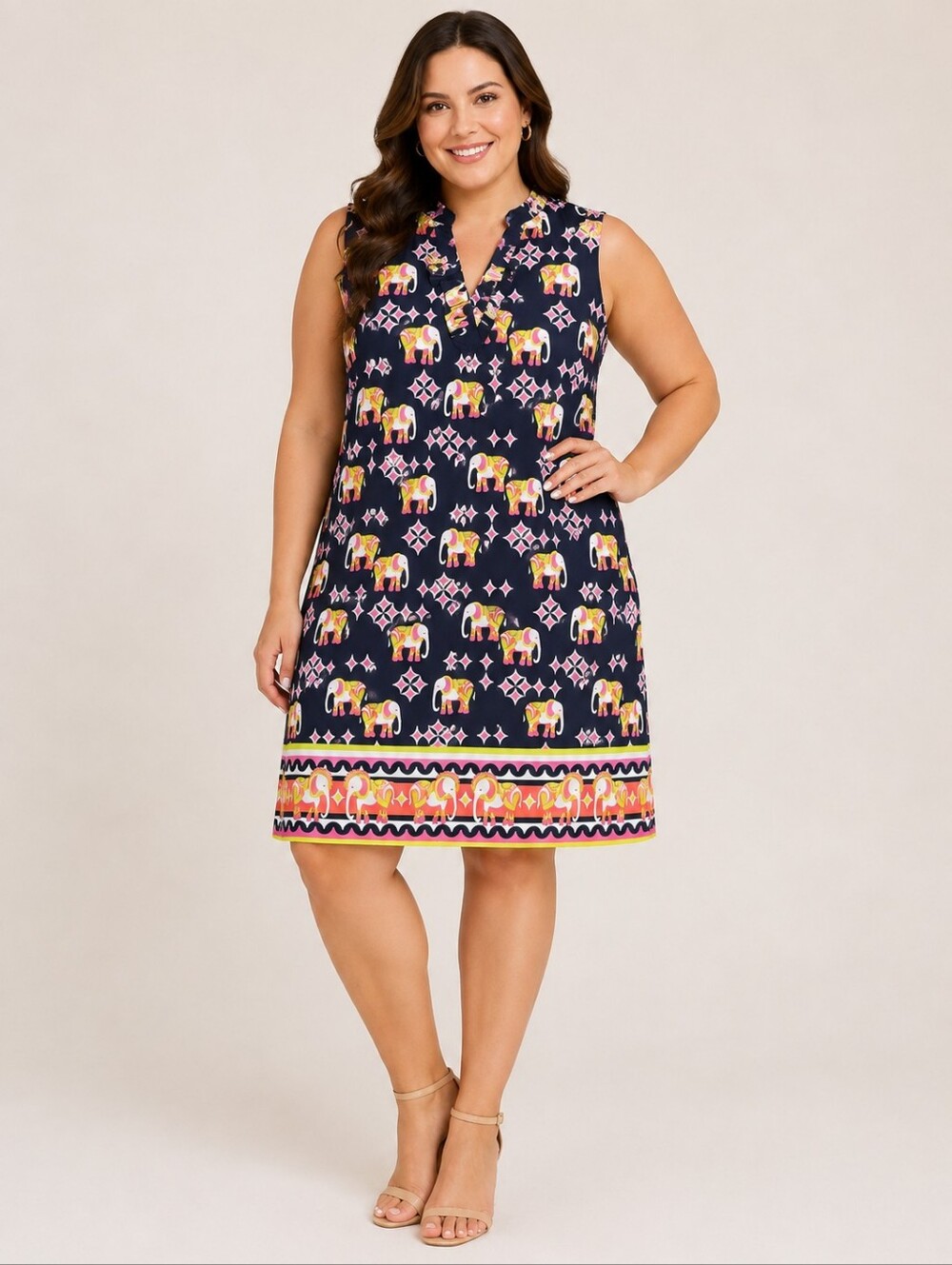 99. Crown & Ivy Elephant-Print Dress | 12